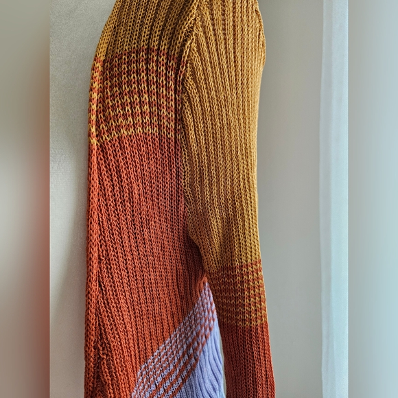 Bright, Multi-color knitted top/ Cardigan - Picture 7 of 8
